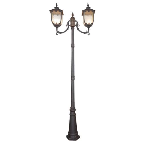 Купить Фонарный столб Elektrostandard Sculptor F/2 GLXT-1407F/2 Е27 2х60 Вт капучино садово-парковый по низкой цене