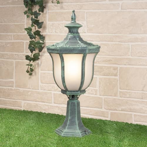 Купить Светильник Elektrostandard Taurus S GLXT-1458S Е27 60 Вт малахит садово-парковый по низкой цене