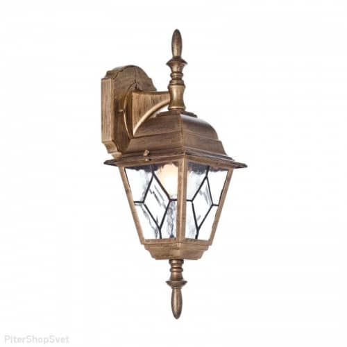 Купить Светильник Elektrostandard Vega D Е27 60 Вт черное золото садово-парковый по низкой цене