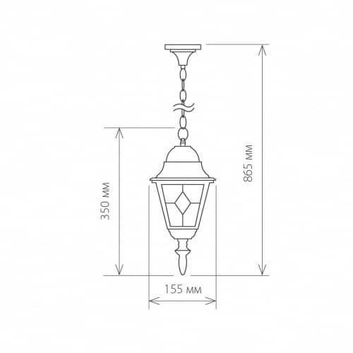 Купить Светильник Elektrostandard Vega H Е27 60 Вт черное золото садово-парковый по низкой цене