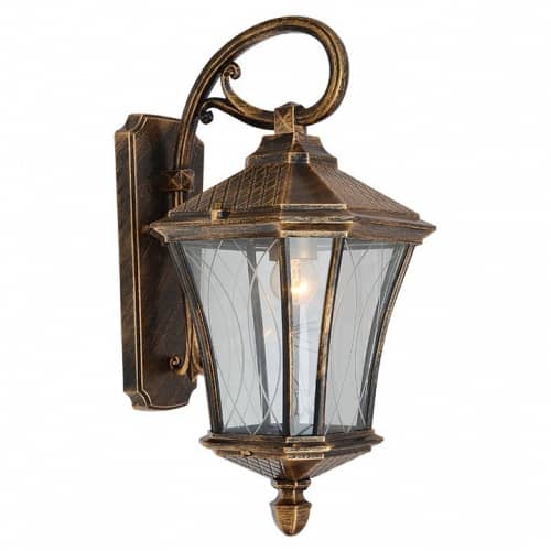 Купить Светильник Elektrostandard Virgo D GLXT-1450D Е27 60 Вт черное золото садово-парковый по низкой цене