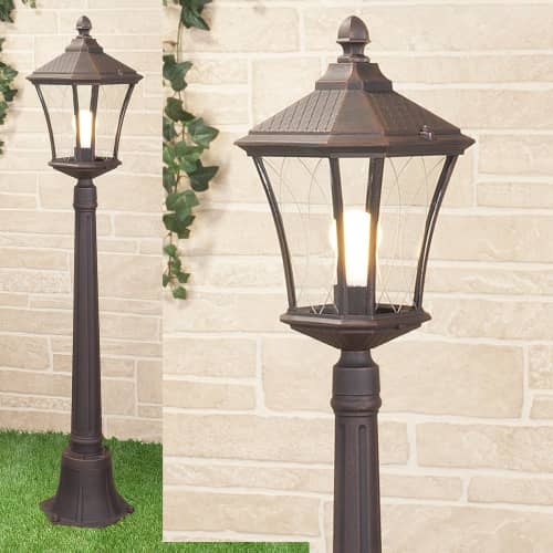 Купить Фонарный столб Elektrostandard Virgo F GLXT-1450F Е27 60 Вт капучино садово-парковый по низкой цене