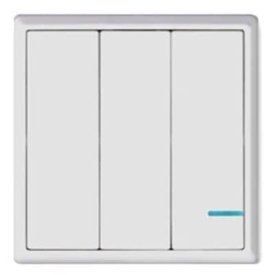Купить Выключатель Gritt Practic A18010W дистанционный трехклавишный белый по низкой цене