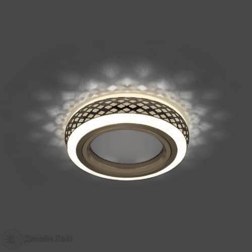 Купить Светильник Gauss Backlight BL082 бронза/белый Gu5.3 3W Led 3000K встраиваемый по низкой цене