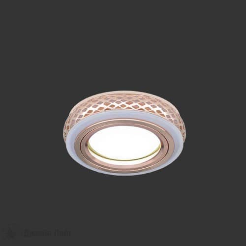Купить Светильник Gauss Backlight BL084 золото/белый Gu5.3 3W Led 3000K встраиваемый по низкой цене