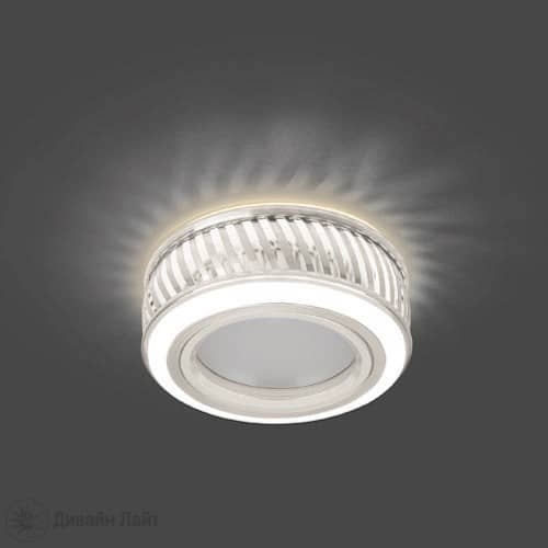 Купить Светильник Gauss Backlight BL086 белый Gu5.3 3W Led 3000K встраиваемый по низкой цене