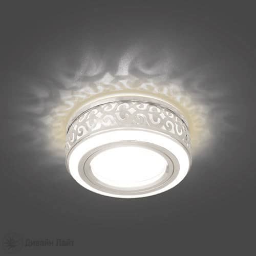 Купить Светильник Gauss Backlight BL090 белый Gu5.3 3W Led 3000K встраиваемый по низкой цене