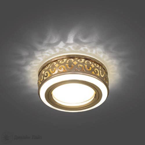 Купить Светильник Gauss Backlight BL092 золото/белый Gu5.3 3W Led 3000K встраиваемый по низкой цене