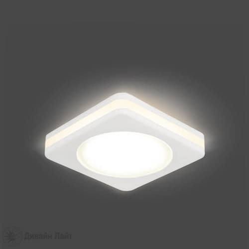 Купить Светильник Gauss Backlight BL100 белый Gu5.3 5W Led 3000K встраиваемый по низкой цене