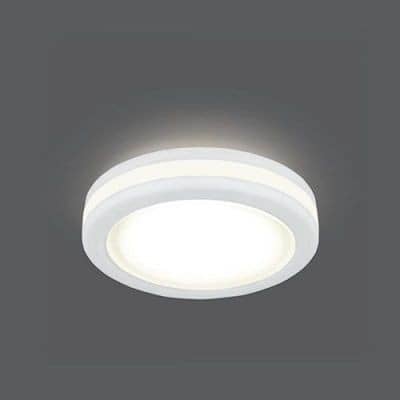 Купить Светильник Gauss Backlight BL102 белый Gu5.3 8W Led 3000K встраиваемый по низкой цене