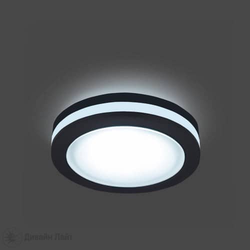 Купить Светильник Gauss Backlight BL107 черный Gu5.3 5W Led 4000K встраиваемый по низкой цене
