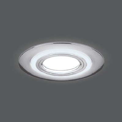 Купить Светильник Gauss Backlight BL141 хром Gu5.3 3W Led 3000K встраиваемый по низкой цене