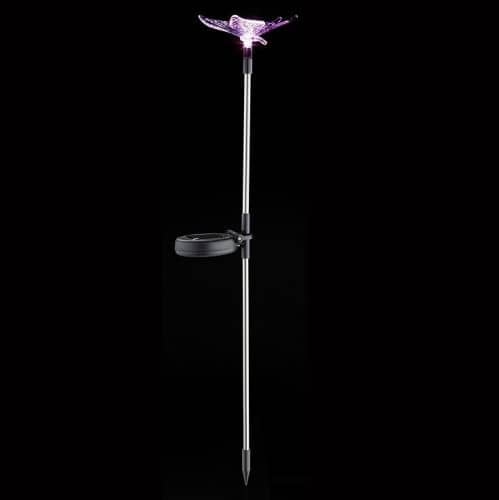 Купить Светильник Старт Сад 1LED Бабочка на солнечной батарее светодиодный ландшафтный по низкой цене