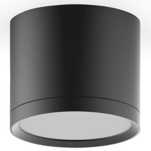 Купить Светильник Gauss Overhead HD016 с рассеивателем черный 10W 3000К IP20 светодиодный по низкой цене