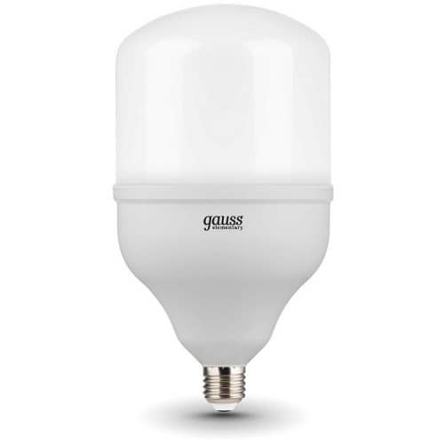 Купить Лампа Gauss Elementary 63235 T140 50W E27 6500K светодиодная по низкой цене