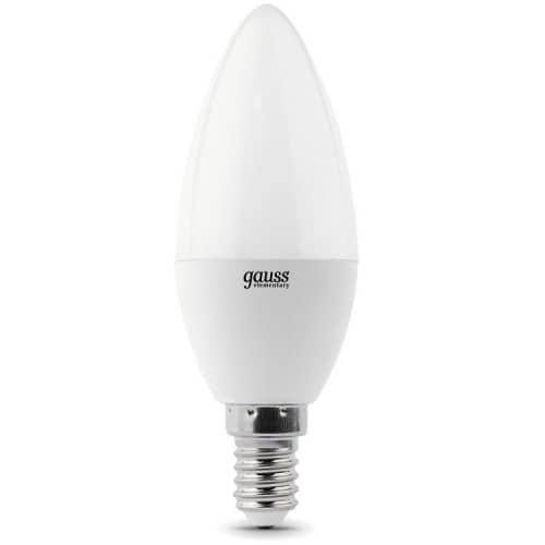 Купить Лампа Gauss 33127T Elementary Свеча 7W E14 4100K светодиодная по низкой цене