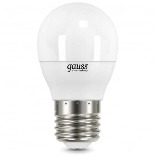 Купить Лампа Gauss 53212 Elementary Шар 12W E27 3000K светодиодная по низкой цене