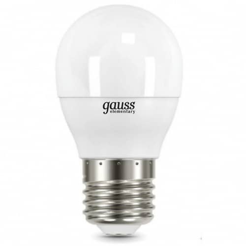 Купить Лампа Gauss 53222 Elementary Шар 12W E27 4100K светодиодная по низкой цене