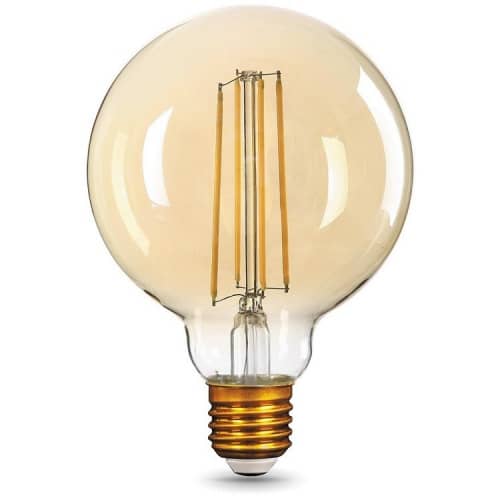 Купить Лампа Gauss 105802008 Filament G95 8W E27 Golden 2400К светодиодная по низкой цене