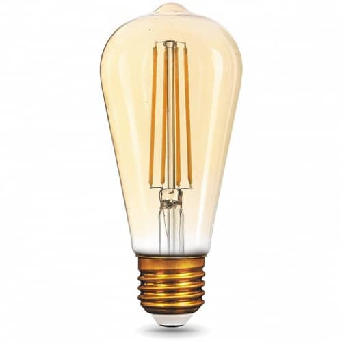 Купить Лампа Gauss 157802008 Filament ST64 8W E27 Golden 2400К светодиодная по низкой цене
