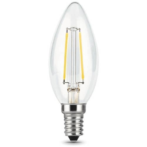 Купить Лампа Gauss 103801205-D Filament Candle 5W E14 4100К dimmable светодиодная по низкой цене