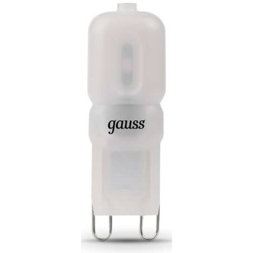 Купить Лампа Gauss 107409103 G9 AC220-240V 3W 2700K светодиодная по низкой цене