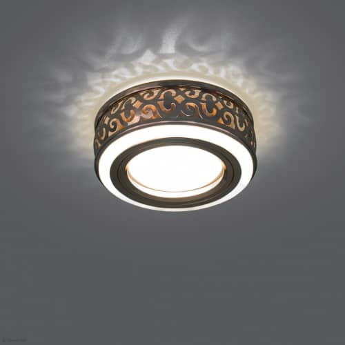 Купить Светильник Gauss Backlight BL093 бронза/белый Gu5.3 3W Led 3000K встраиваемый по низкой цене