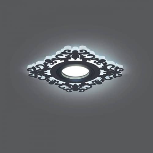 Купить Светильник Gauss Backlight BL129 черный Gu5.3 3W Led 4000K встраиваемый по низкой цене