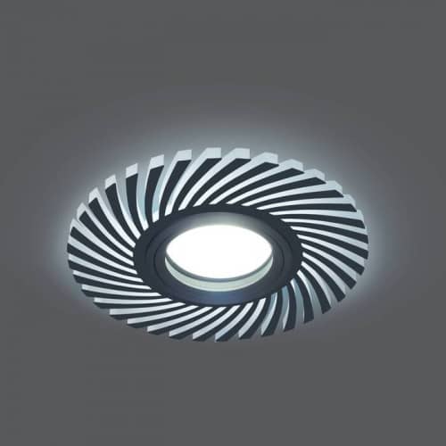 Купить Светильник Gauss Backlight BL132 черный Gu5.3 3W Led 4000K встраиваемый по низкой цене