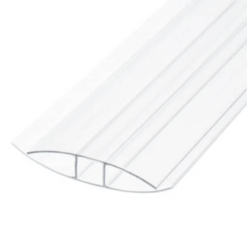 Купить Профиль Юг-Ойл-Пласт для поликарбоната соединительный неразъемный 4 мм опал по низкой цене