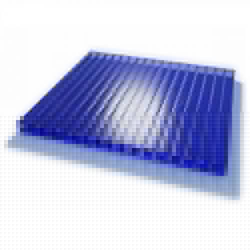 Купить Поликарбонат Borrex сотовый синий 16 мм 2,1х12 м по низкой цене