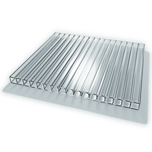 Купить Поликарбонат Borrex сотовый прозрачный 16 мм 2,1х12 м по низкой цене