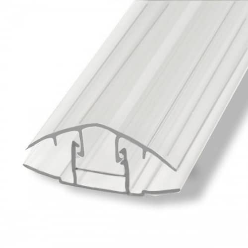 Купить Профиль Юг-Ойл-Пласт для поликарбоната соединительный разъемный 16 мм опал по низкой цене