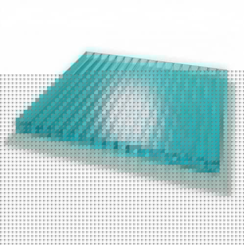 Купить Поликарбонат Wöggel сотовый бирюзовый 10 мм 2,1х12 м по низкой цене