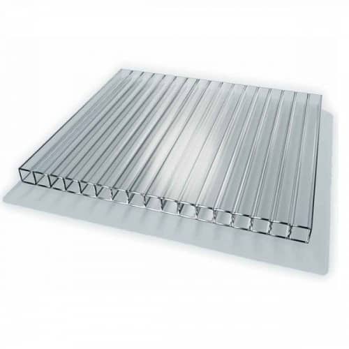 Купить Поликарбонат Wöggel сотовый прозрачный 16 мм 2,1х12 м по низкой цене