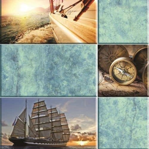 Стеновая панель ПВХ Б-Пласт Паруса 2700х250 мм