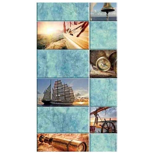 Стеновая панель ПВХ Б-Пласт Паруса 2700х250 мм