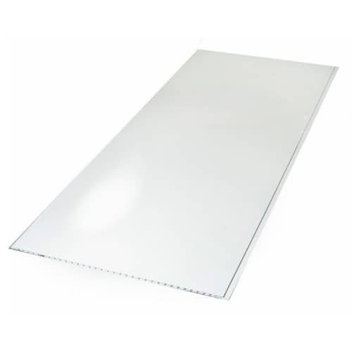 Стеновая панель ПВХ Апласт глянцевая белая 3000х250 мм