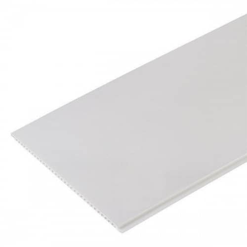 Стеновая панель ПВХ Апласт матовая белая 3000x250 мм