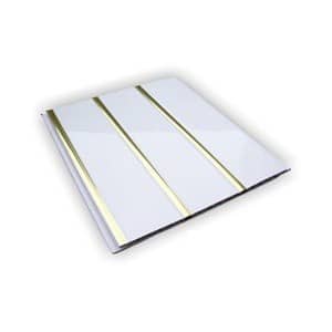 Панель ПВХ Кронапласт трехсекционная золото 3000х240 мм