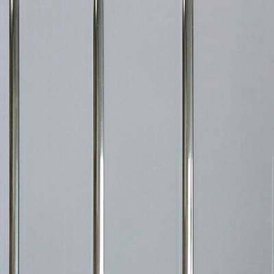 Панель ПВХ Кронапласт трехсекционная хром 3000х240 мм