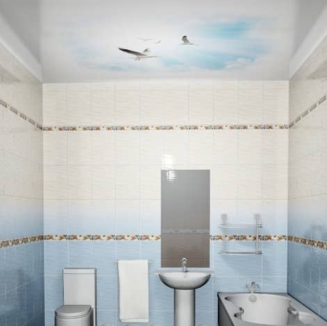 Панель ПВХ Novita 3D Чайки потолочная 2000х250 мм 8 штук Панель ПВХ Novita 3D Чайки потолочная 2000х250 мм 8 штук