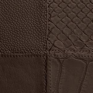 Стеновая панель Sibu Leather Line Collage Mocca 2612х1000 мм самоклеящаяся