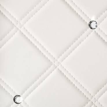 Стеновая панель Sibu Leather Line Cristal Rombo 85 Bianco Silver 2612х1000 мм самоклеящаяся