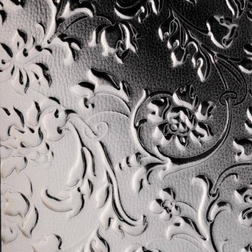 Стеновая панель Sibu Leather Line Floral Platin 2612х1000 мм самоклеящаяся