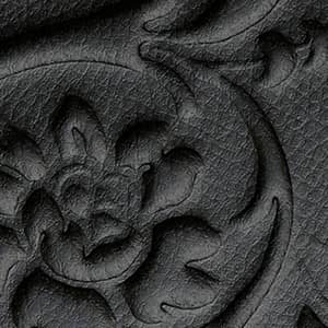 Стеновая панель Sibu Leather Line Floral Black 2612х1000 мм самоклеящаяся