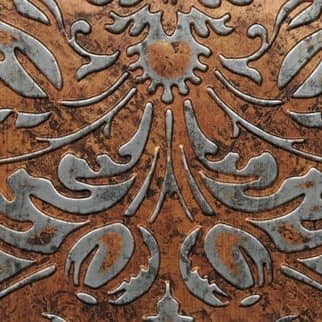 Стеновая панель Sibu Structure Line Imperial Vintage Copper самоклеящаяся 2612х1000 мм