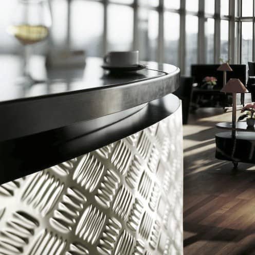 Стеновая панель Sibu Structure Line Step 5 Silver PF met самоклеящаяся 2612х1000 мм