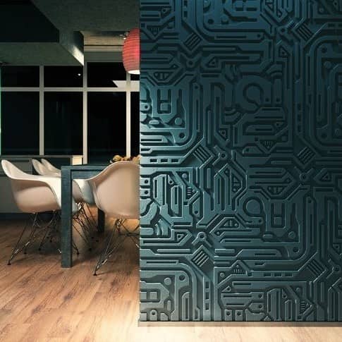 3D панель Artpole EX-Machina A дизайнерская из гипса 600х600 мм