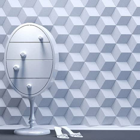 3D панель Artpole Cube-solo дизайнерская из гипса 200x173x35 мм